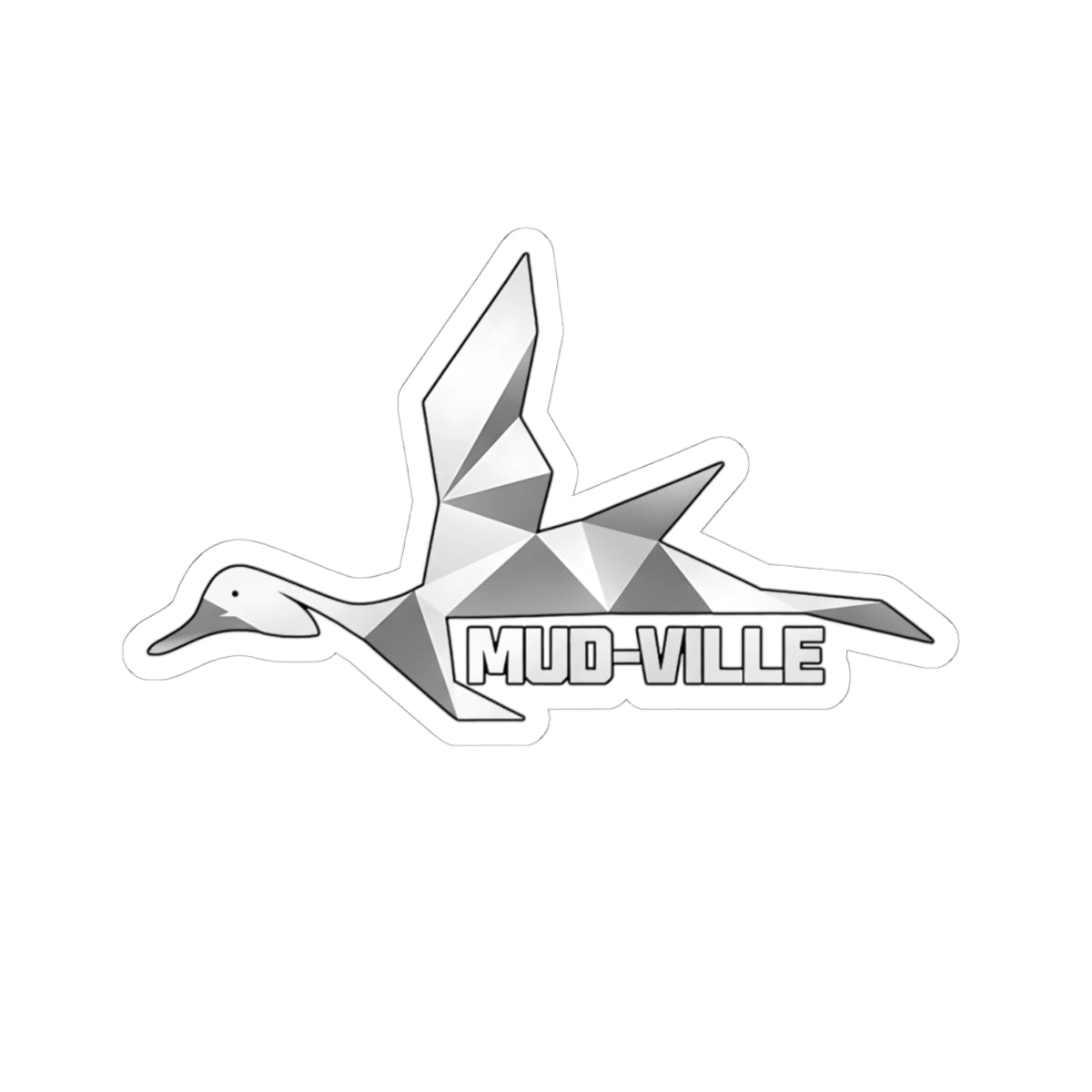 Mud-Ville Window Sticker
