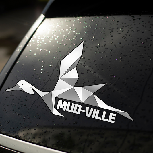 Mud-Ville Window Sticker